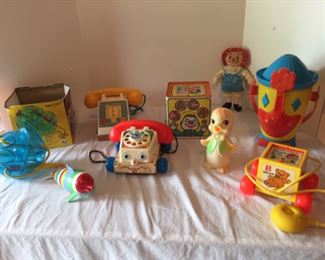 Vintage Fisher Price items