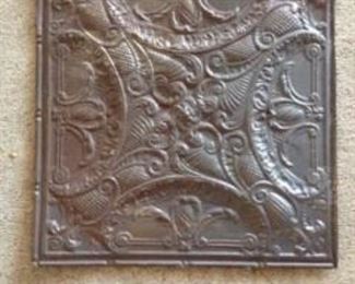 Embossed tin ceiling pieces - various sizes available