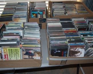 Rock and vintage band CDs