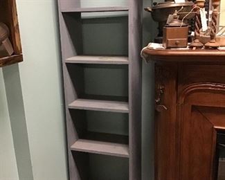 Tall shelf - sturdy with small footprint 