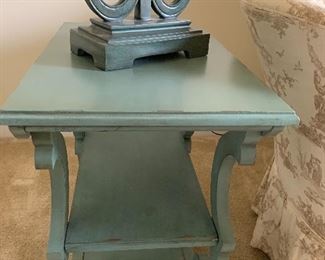 Pair of Broyhill painted end tables