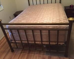 Brass Bed: full size, 100 years old.