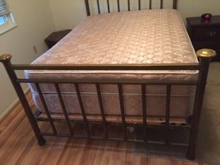 Brass Bed: full size, 100 years old.