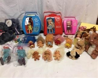 Vtg Miniature Dolls, Trolls,  Dakin Toys