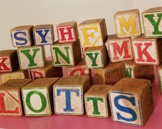 Vintage Toy Blocks