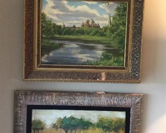 RUSSIAN OIL PAINTING ARTIST SIGNED 