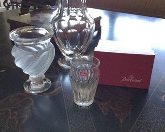 LALIQUE AND BACCARAT CRYSTAL
