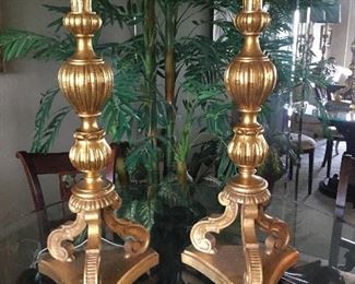 MADE IN ITALY FLOOR CANDLESTICKS 