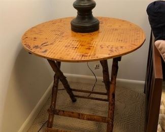 Faux Bamboo Round Table