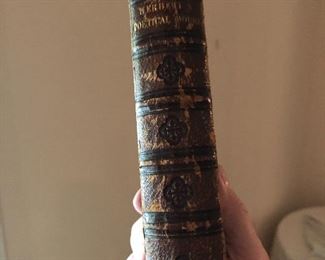 Mid 1800's leather bound book