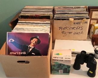 Records - good condition from 1950s and 1960s - mid-century