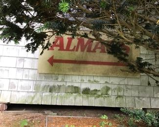 Vintage Almac sign