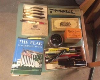 Vintage fountain pens. And pencils