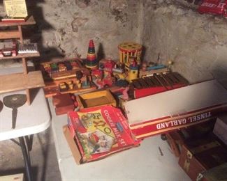 Vintage wood toys