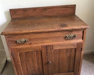 Antique Oak washstand