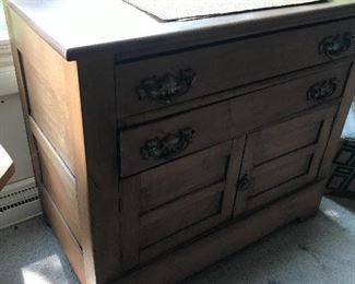 Antique maple cabinet