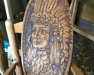 Pyrography Indian 1909