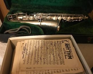 Vintage sheet music