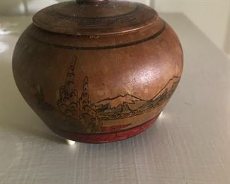 Vintage japanese treen