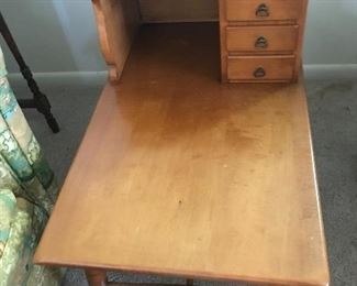 Vintage maple end table
