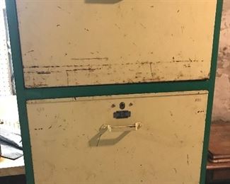 Vintage meat storage locker