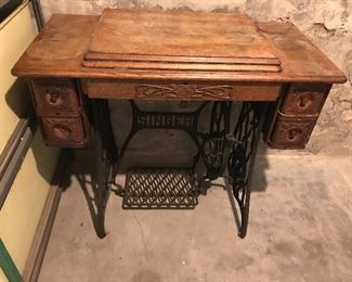 Antique Singer sewing machine