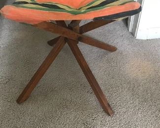 Antique camp stool