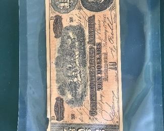 Confederate money