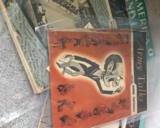 Many antique and vintage magazines