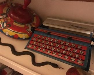 Vintage tin toys