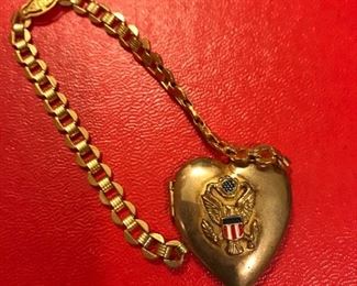 Antique sweetheart bracelet