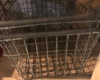 Vintage shopping baskets