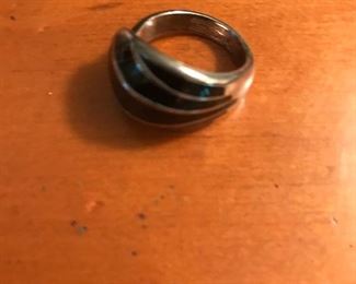 1960 David Anderson enamel ring from Norway