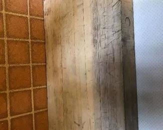 Large heavy butcher block