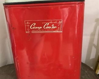 Vintage Camp Cooler by Kwik Way