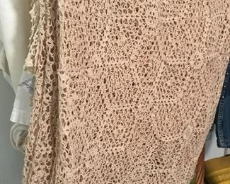 Vintage crochet tablecloth