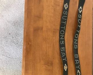 Antique Sutton’s Bay leather belts