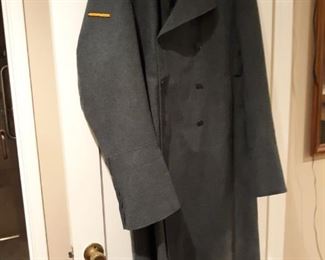 Vintage Wool Military Coat