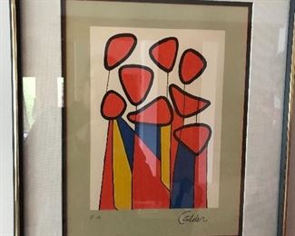 Stabiles by Alexander Calder lithograph - pencil signed by artist 