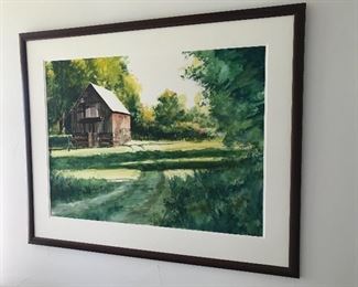 Original artwork by Ted Peterson. Local artist