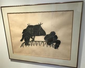 Inuit artwork by Peter Aliknak