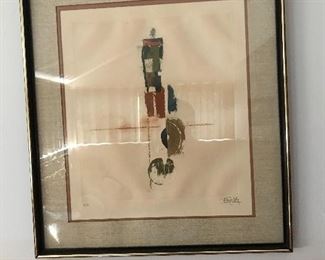 Johnny Freidlander etching - pencil signed and numbered