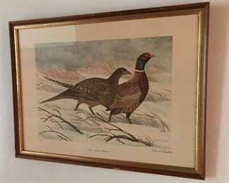 John A. Ruthven signed print