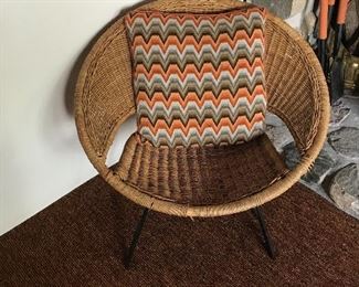 Vintage wicker chair