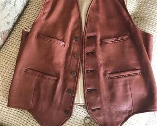 Nice vintage Mid-Western deerskin vest - Men’s medium