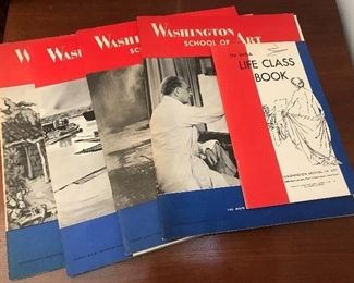 Vintage Washington school of Art magazines