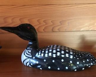 Carved Loon