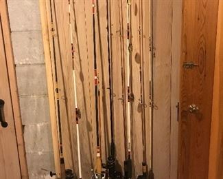 Nice vintage fishing poles