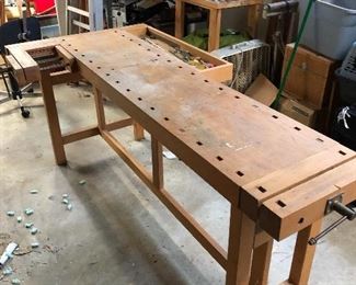 Exceptional woodcrafters work bench