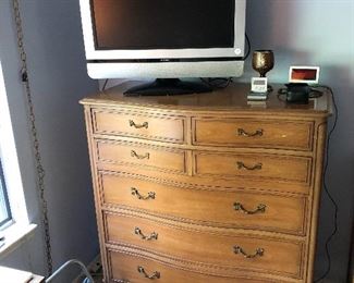 French Country Chest and Flat panel TV